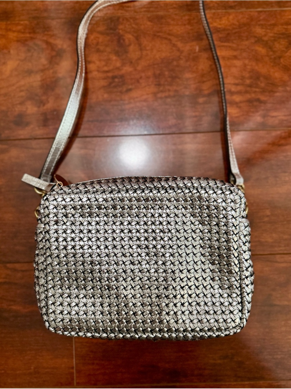 Clare V - Midi Sac in Silver Etoile